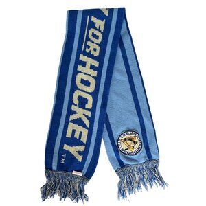 Pittsburgh Penguins A Great Day For Hockey Scarf  Blue Highmark BCBS Knitted